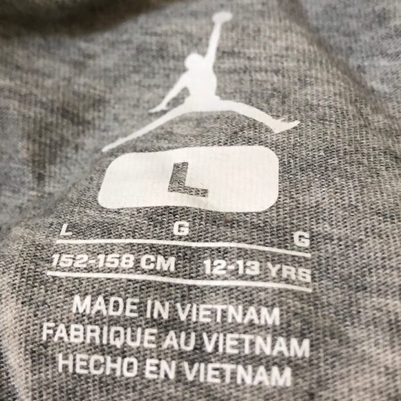 Jordan Jumpman Gray Elephant Short Sleeve Tee - Picture 3 of 5